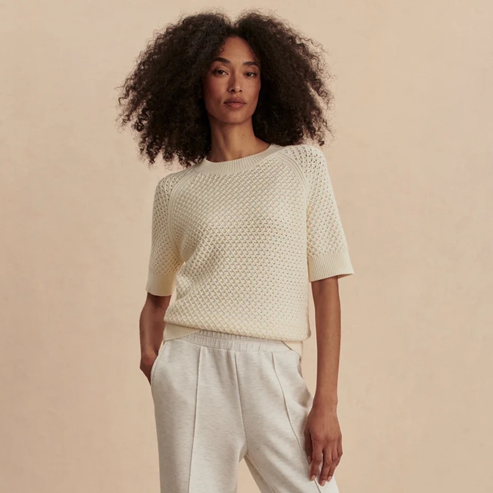 ♥️ Varley Lucy knit in cream NWT - Picture 2 of 7
